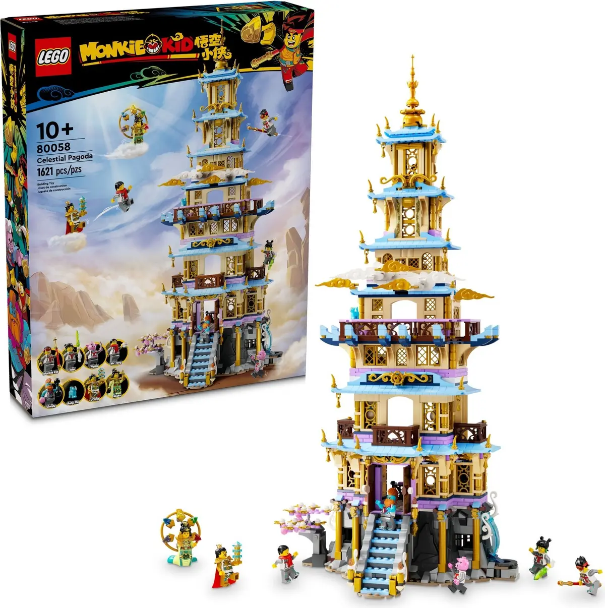 LEGO Monkie Kid 80058 Celestial Pagoda set, image 7