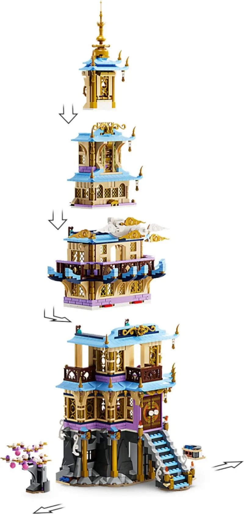 LEGO Monkie Kid 80058 Celestial Pagoda set, image 3
