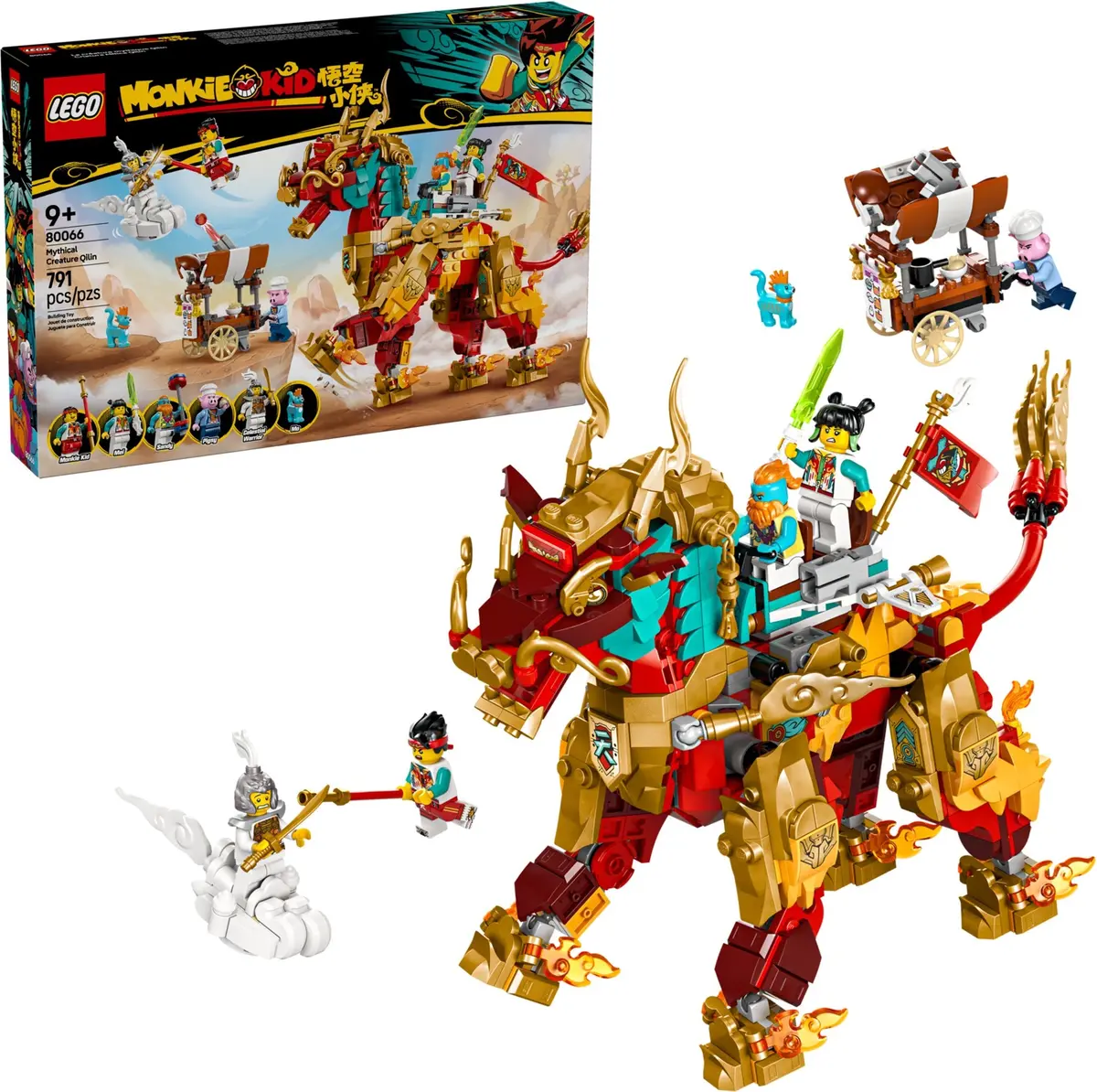 LEGO Monkie Kid 80066 Mythical Creature Qilin set, image 3