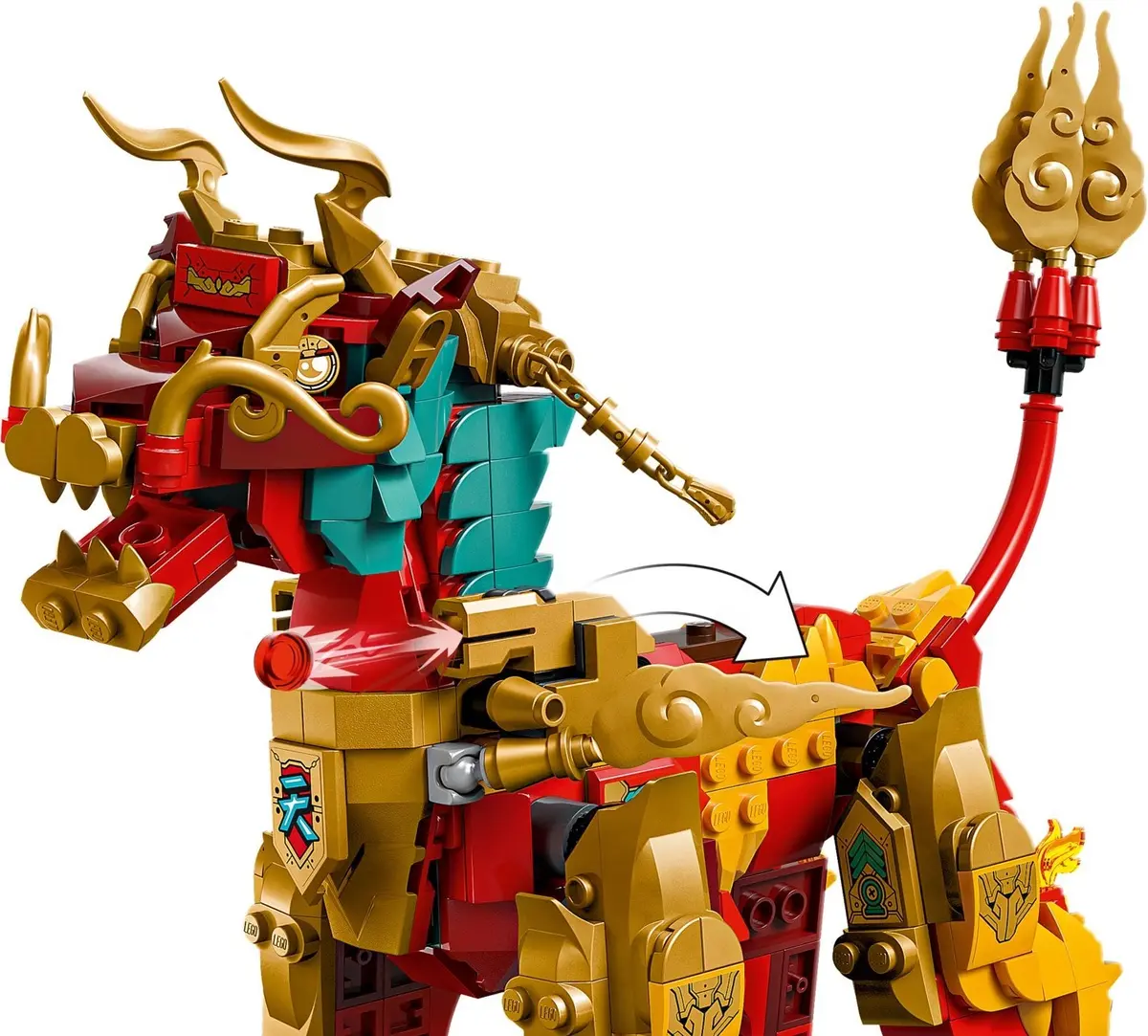 LEGO Monkie Kid 80066 Mythical Creature Qilin set, image 10