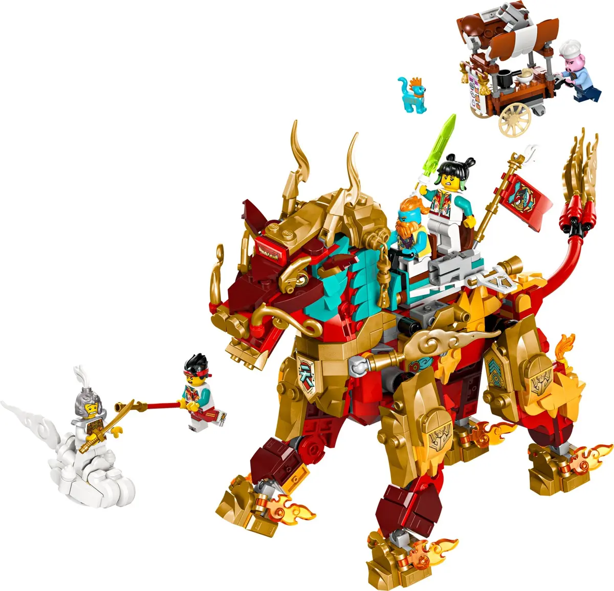 LEGO Monkie Kid 80066 Mythical Creature Qilin set