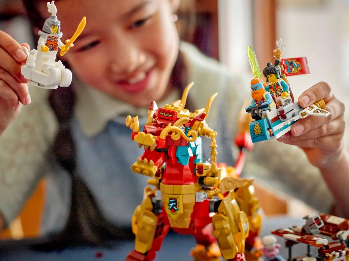 LEGO Monkie Kid 80066 Mythical Creature Qilin set, image 6