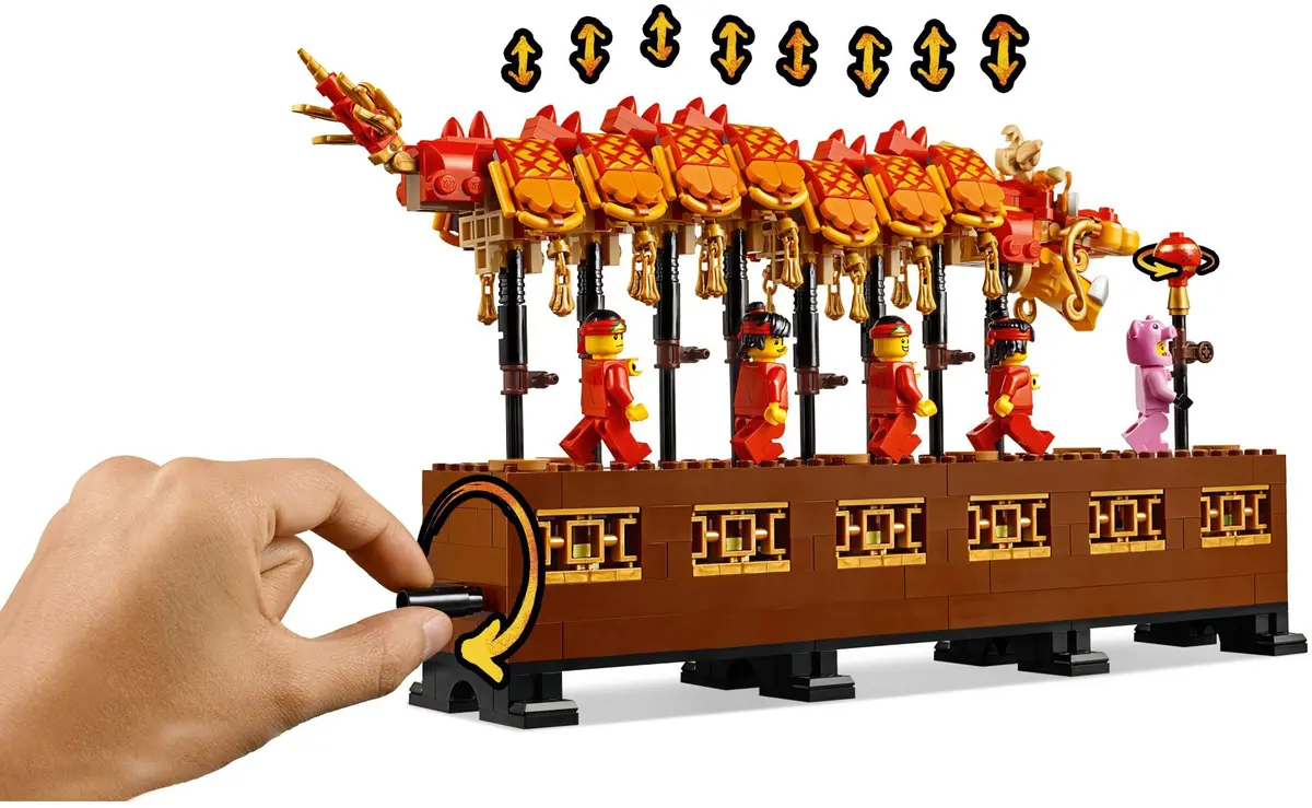LEGO Seasonal 80102 Dragon Dance set, image 3
