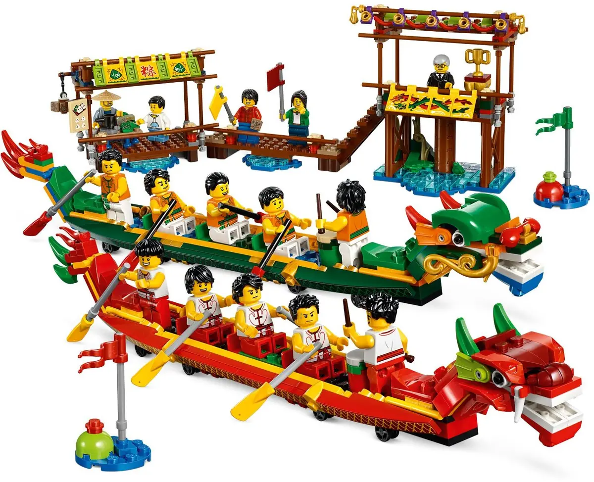 LEGO Seasonal 80103 Dragon Boat Race set, image 3