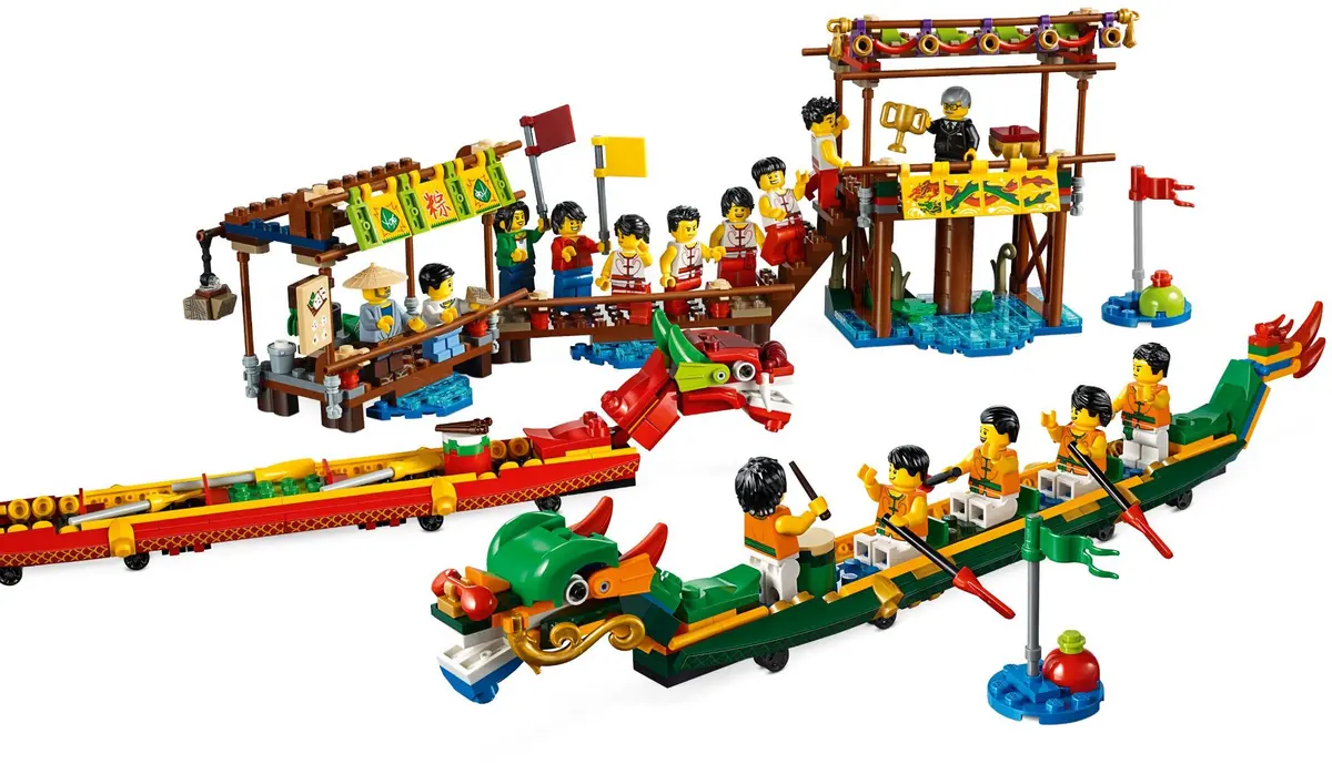 LEGO Seasonal 80103 Dragon Boat Race set, image 4