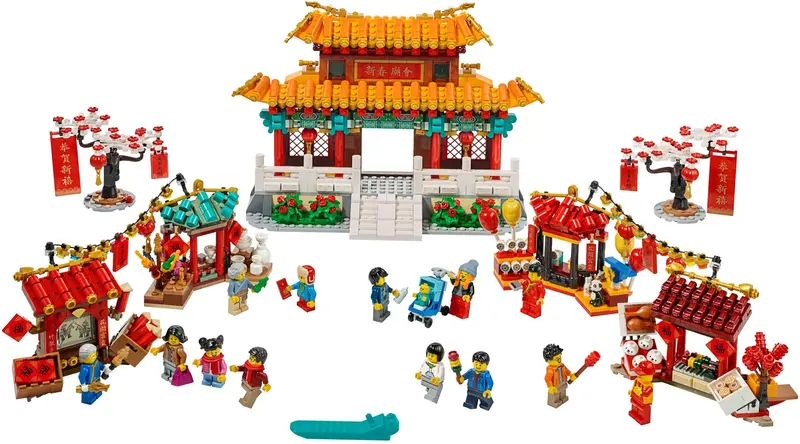 LEGO Seasonal 80105 Chinese New Year Temple Fair set
