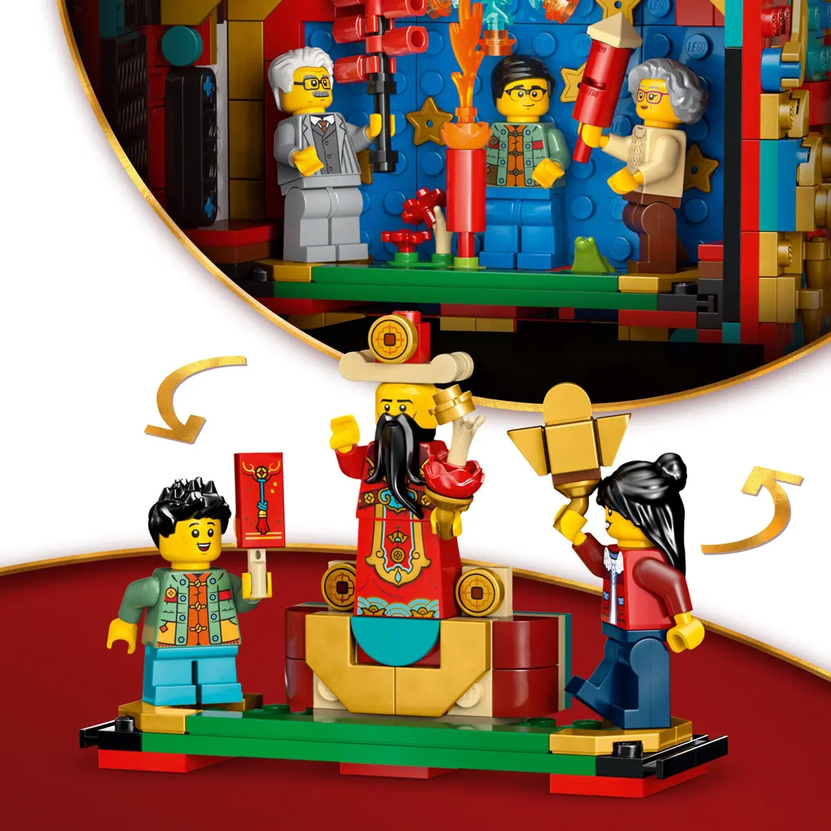 LEGO Seasonal 80118 Fortune Firecracker set, image 3