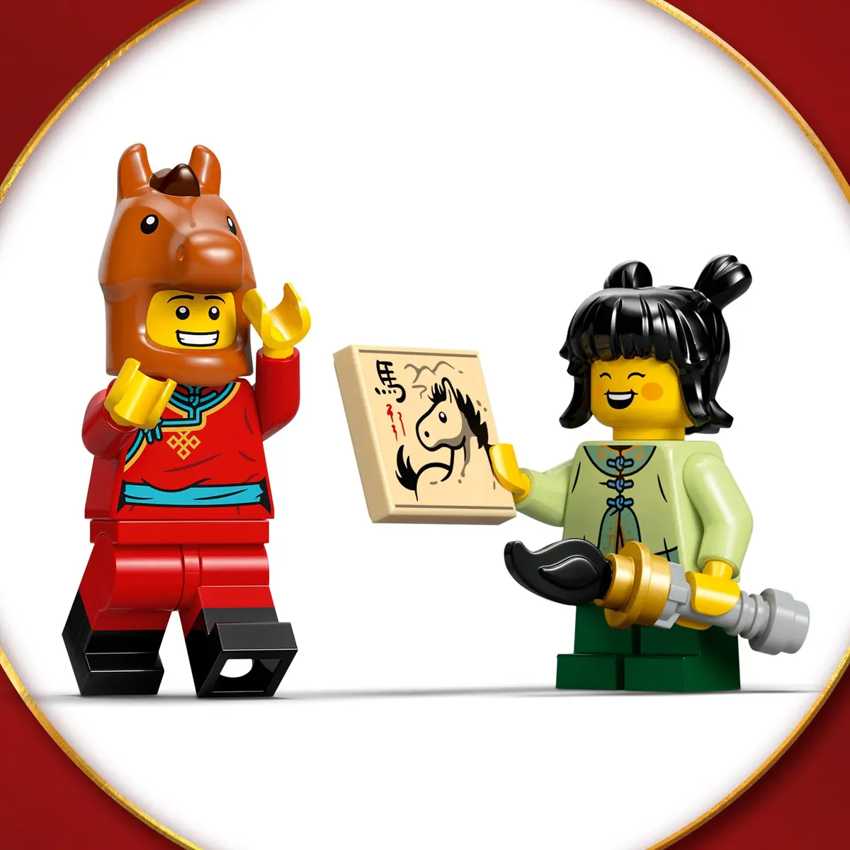 LEGO Seasonal 80119 Galloping Horse Canvas set, image 4