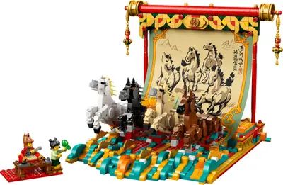 LEGO Seasonal 80119 Galloping Horse Canvas set