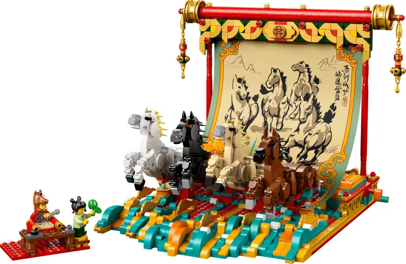 LEGO Seasonal 80119 Galloping Horse Canvas set