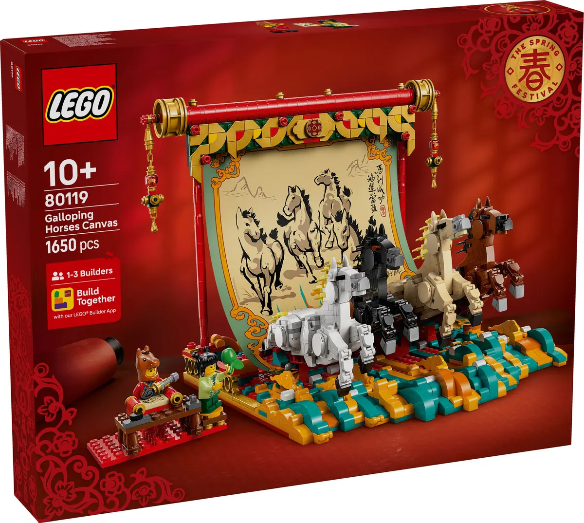 LEGO Seasonal 80119 Galloping Horse Canvas set, image 5
