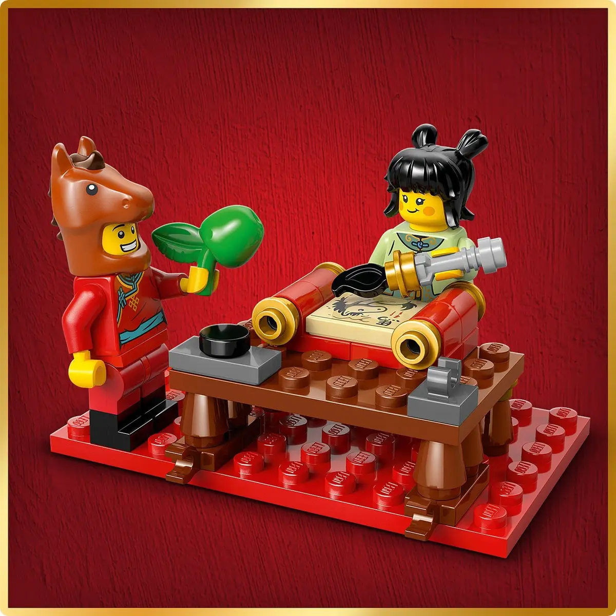 LEGO Seasonal 80119 Galloping Horse Canvas set, image 2
