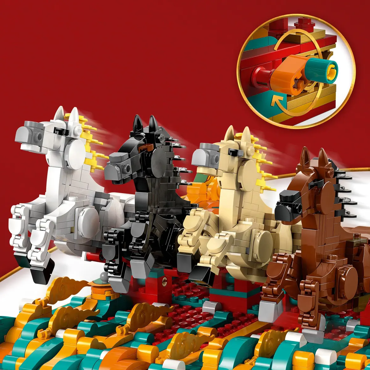 LEGO Seasonal 80119 Galloping Horse Canvas set, image 6
