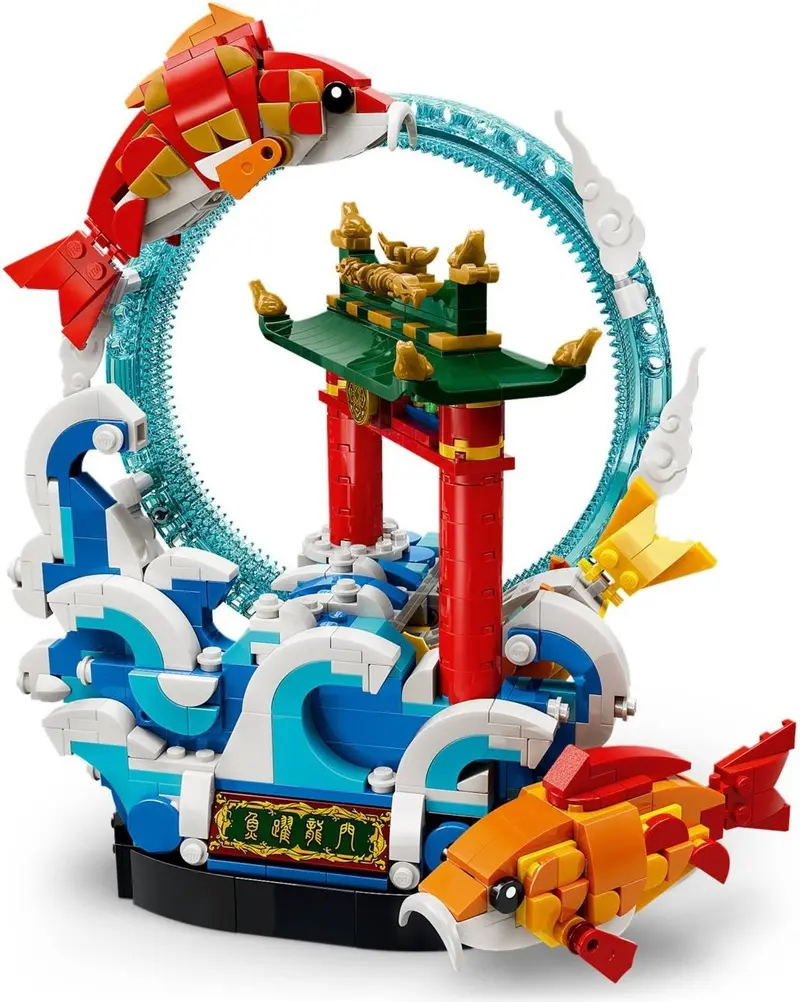 LEGO Seasonal 80120 Prosperity Carp Leaping set, image 12