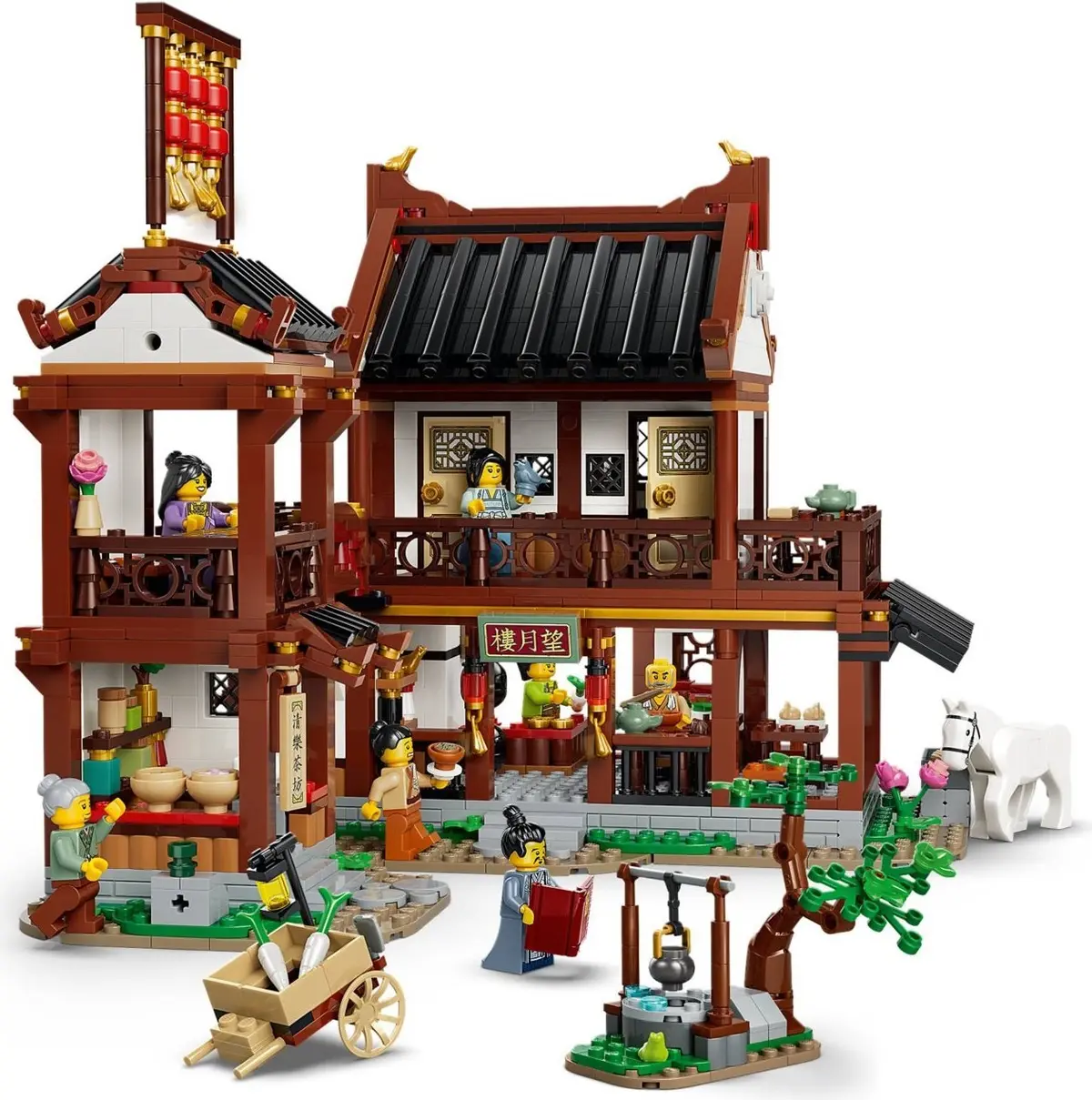 LEGO Seasonal 80121 Ancient Moon-Gazing Inn set, image 10