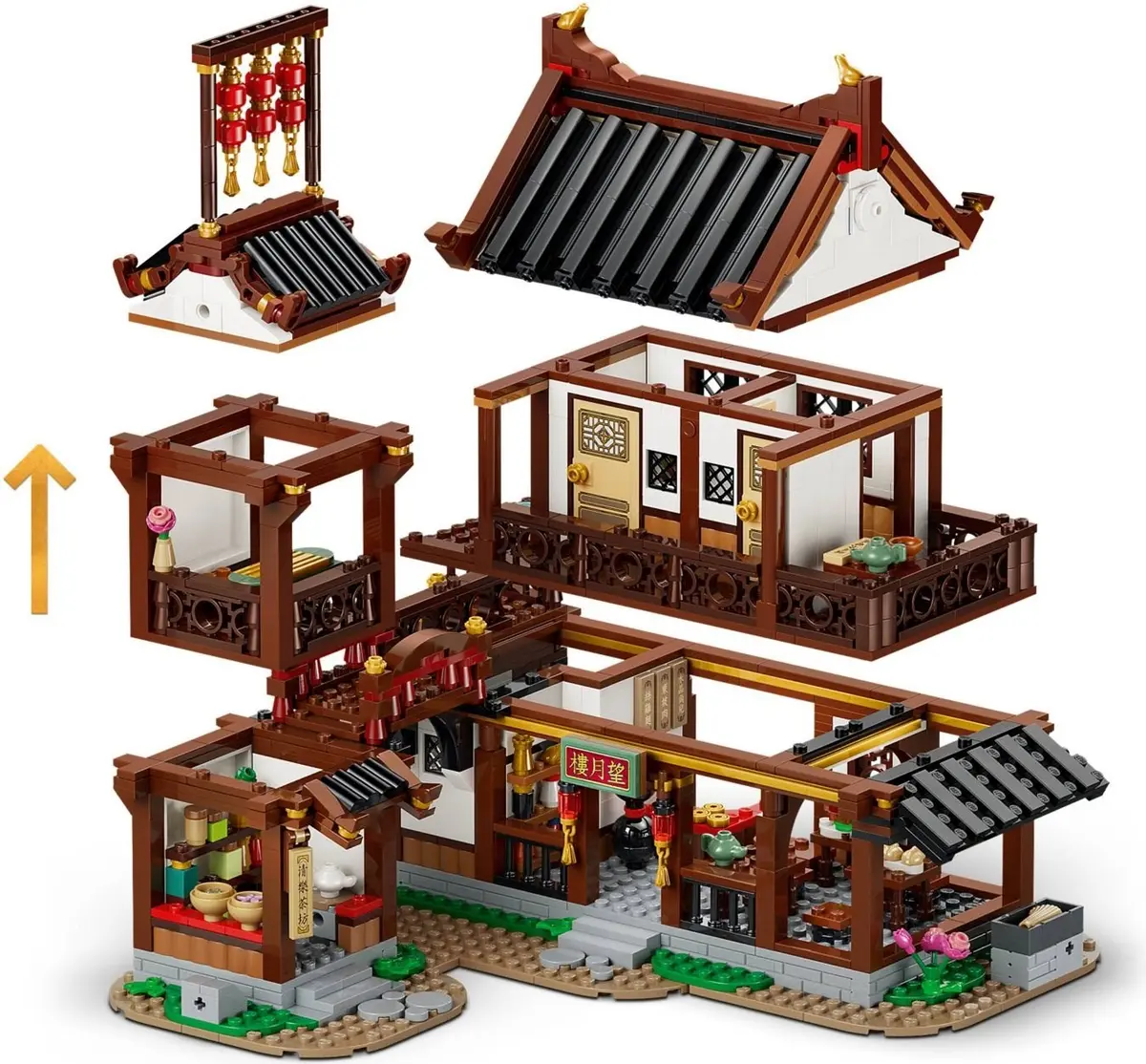 LEGO Seasonal 80121 Ancient Moon-Gazing Inn set, image 12