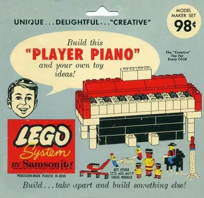 LEGO Samsonite 802 Player Piano set