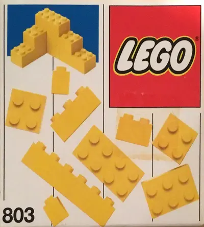 LEGO Basic 803 Extra Bricks Yellow set
