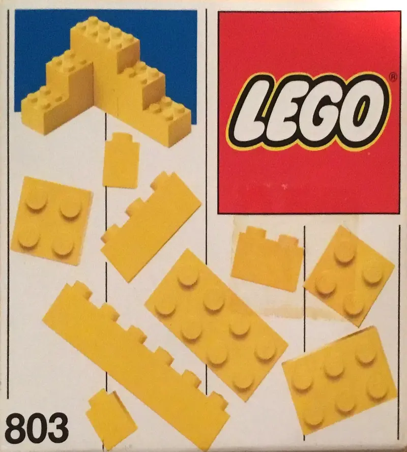 LEGO Basic 803 Extra Bricks Yellow set