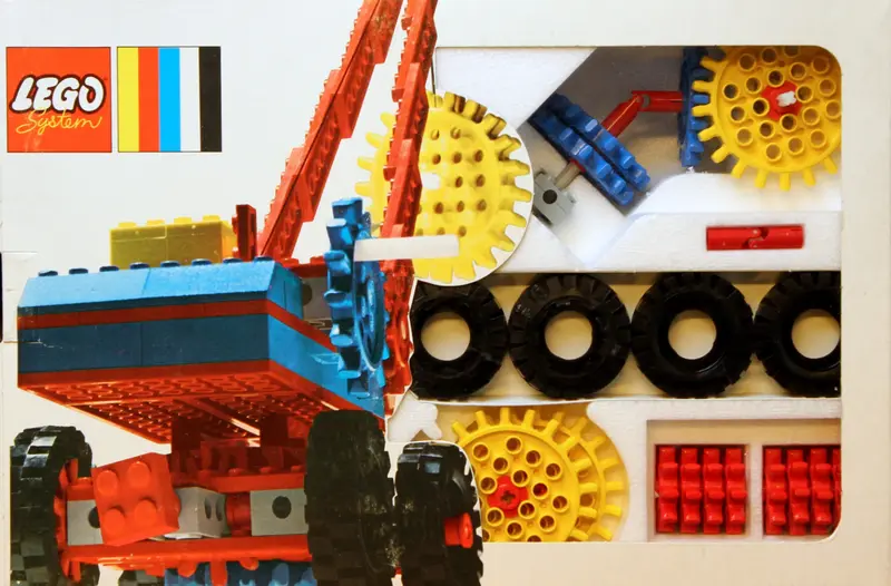 LEGO Universal Building Set 803 Gears, Bricks and Heavy Tires set