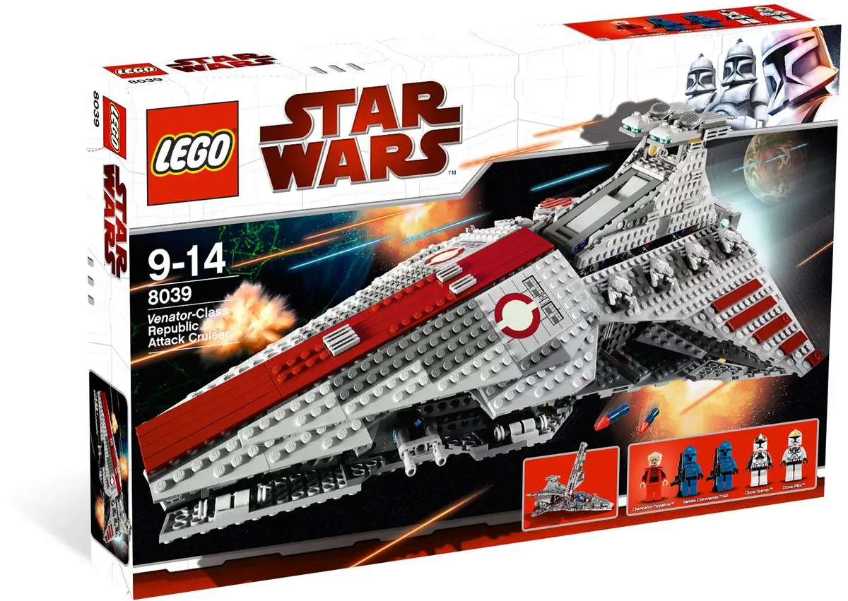 LEGO Star Wars 8039 Venator-class Republic Attack Cruiser set, image 9