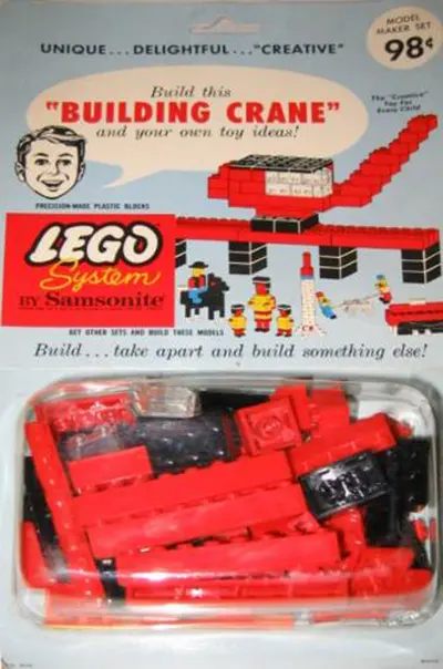 LEGO Samsonite 804 Building Crane set