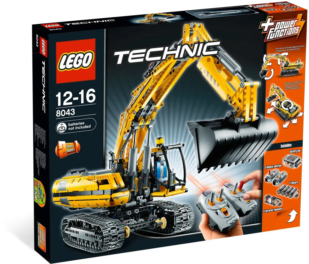 LEGO Technic 8043 Motorized Excavator set, image 11