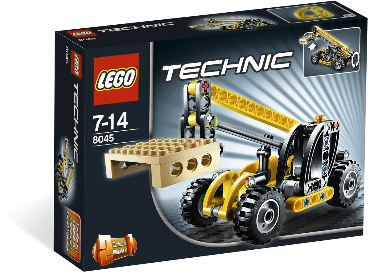 LEGO Technic 8045 Mini Telehandler set, image 8