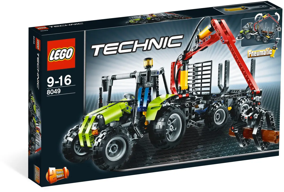 LEGO Technic 8049 Tractor with Log Loader set, image 8