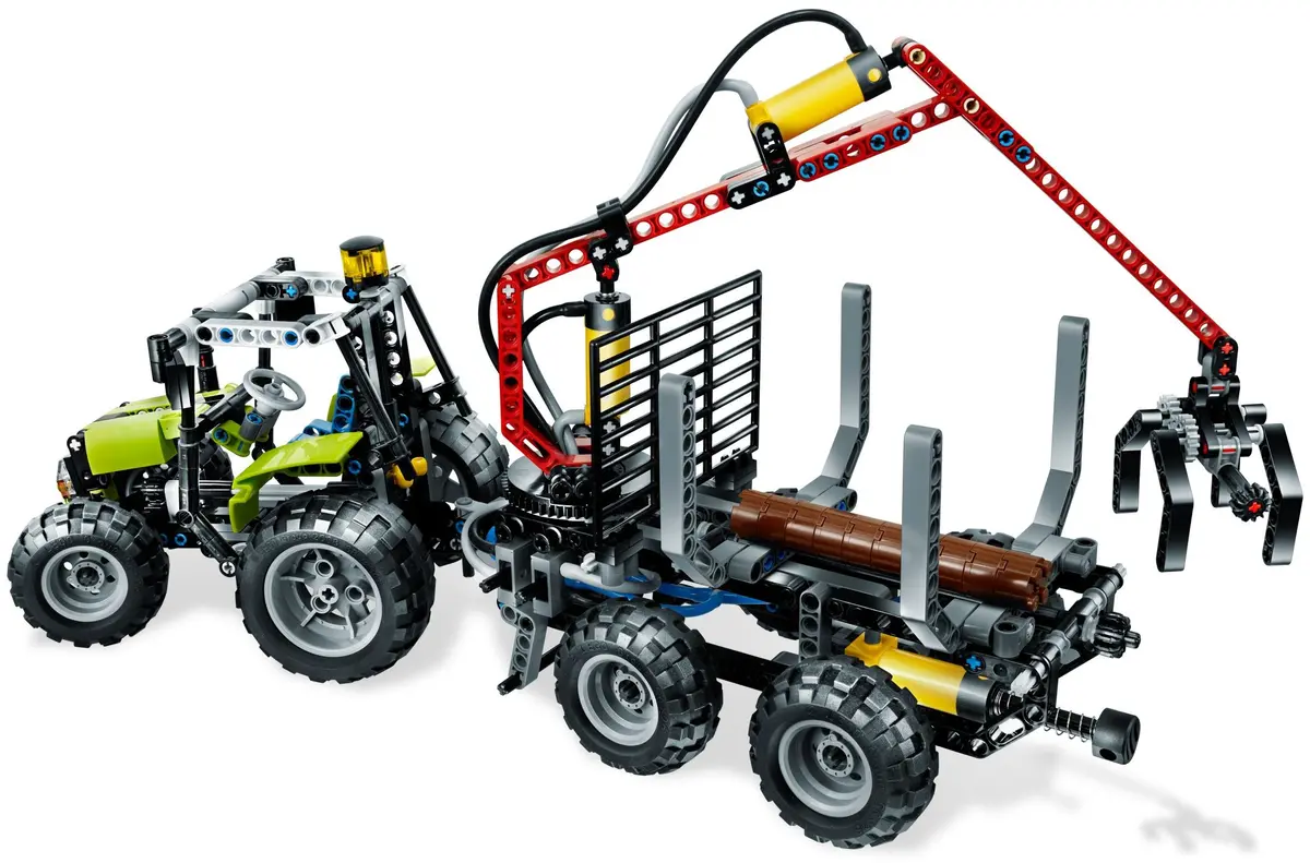 LEGO Technic 8049 Tractor with Log Loader set, image 10