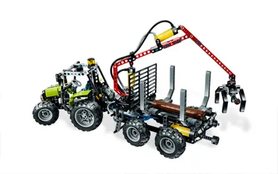 LEGO Technic 8049 Tractor with Log Loader set, image 5