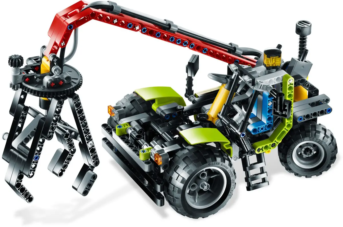 LEGO Technic 8049 Tractor with Log Loader set, image 12