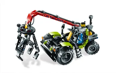 LEGO Technic 8049 Tractor with Log Loader set, image 7