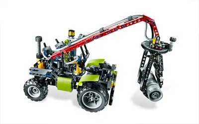 LEGO Technic 8049 Tractor with Log Loader set, image 6