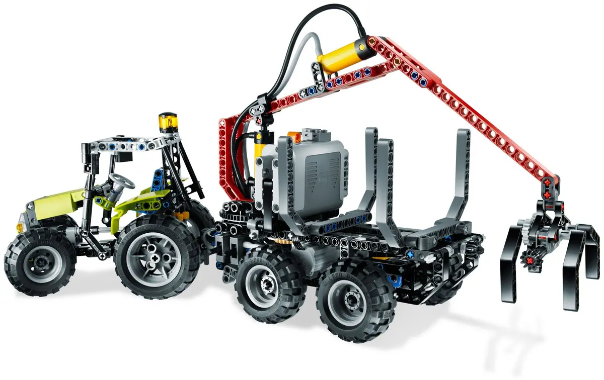 LEGO Technic 8049 Tractor with Log Loader set, image 9