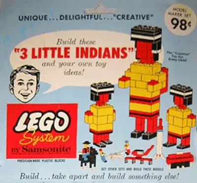 LEGO Samsonite 805 3 Little Indians set