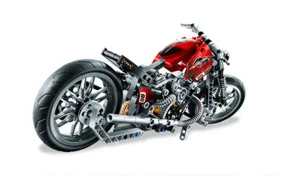 LEGO Technic 8051 Motorbike set, image 7