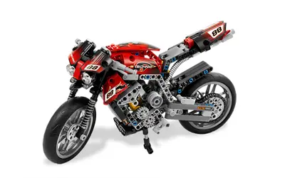 LEGO Technic 8051 Motorbike set, image 2