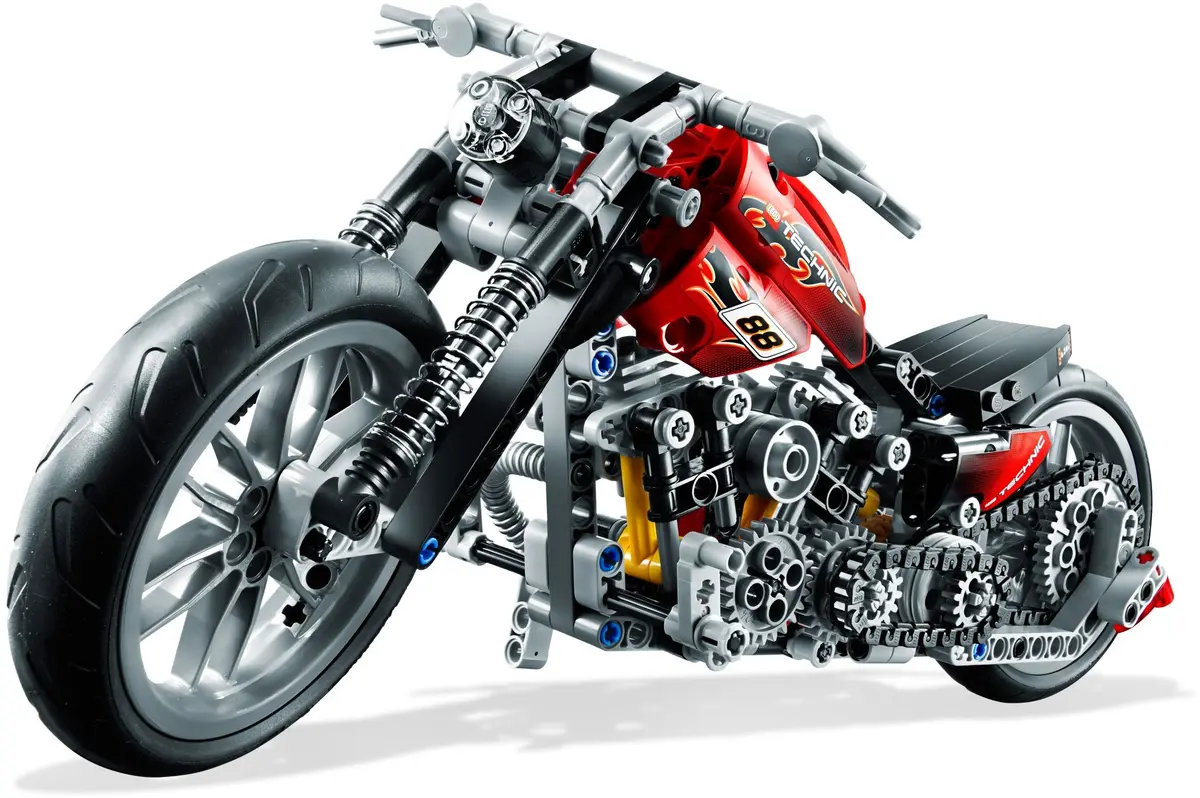 LEGO Technic 8051 Motorbike set, image 10