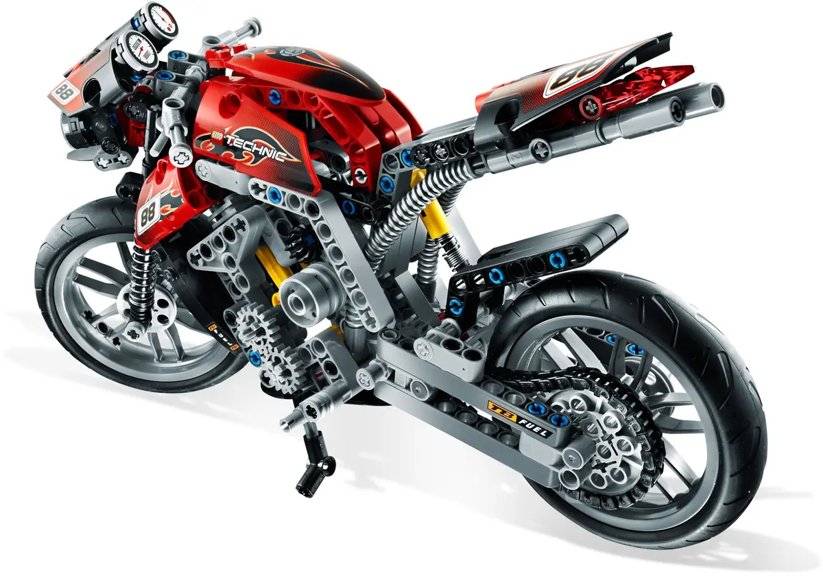 LEGO Technic 8051 Motorbike set, image 9