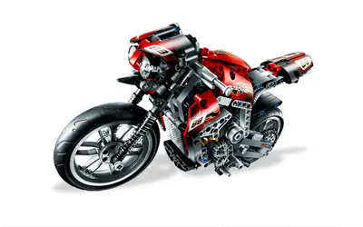 LEGO Technic 8051 Motorbike set, image 5