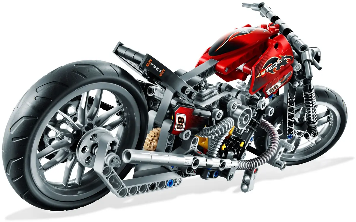 LEGO Technic 8051 Motorbike set, image 11