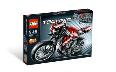 LEGO Technic 8051 Motorbike set, image 4