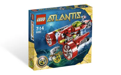 LEGO Atlantis 8060 Typhoon Turbo Sub set, image 4