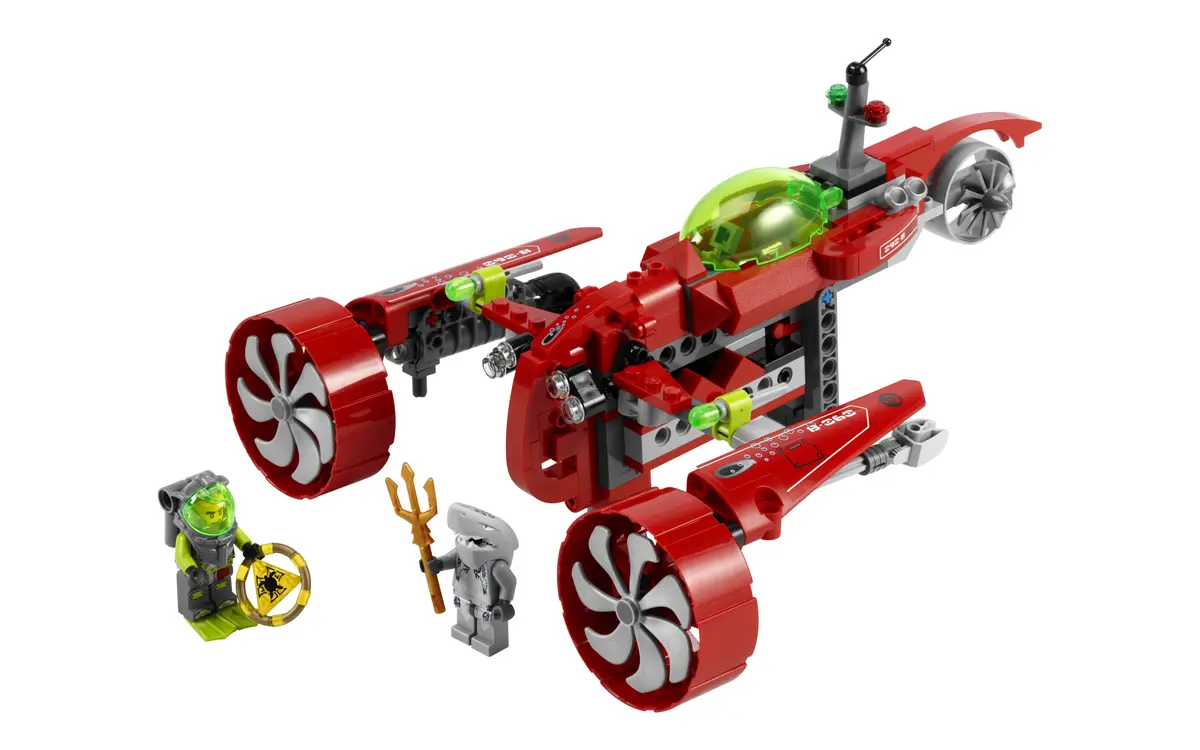 LEGO Atlantis 8060 Typhoon Turbo Sub set, image 3