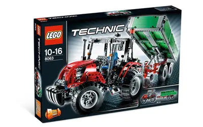 LEGO Technic 8063 Tractor with Trailer set, image 4