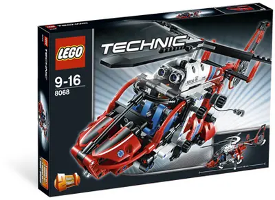 LEGO Technic 8068 Rescue Helicopter set, image 4