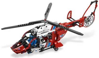 LEGO Technic 8068 Rescue Helicopter set, image 2