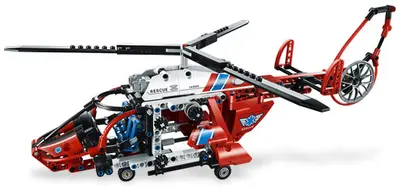 LEGO Technic 8068 Rescue Helicopter set, image 7