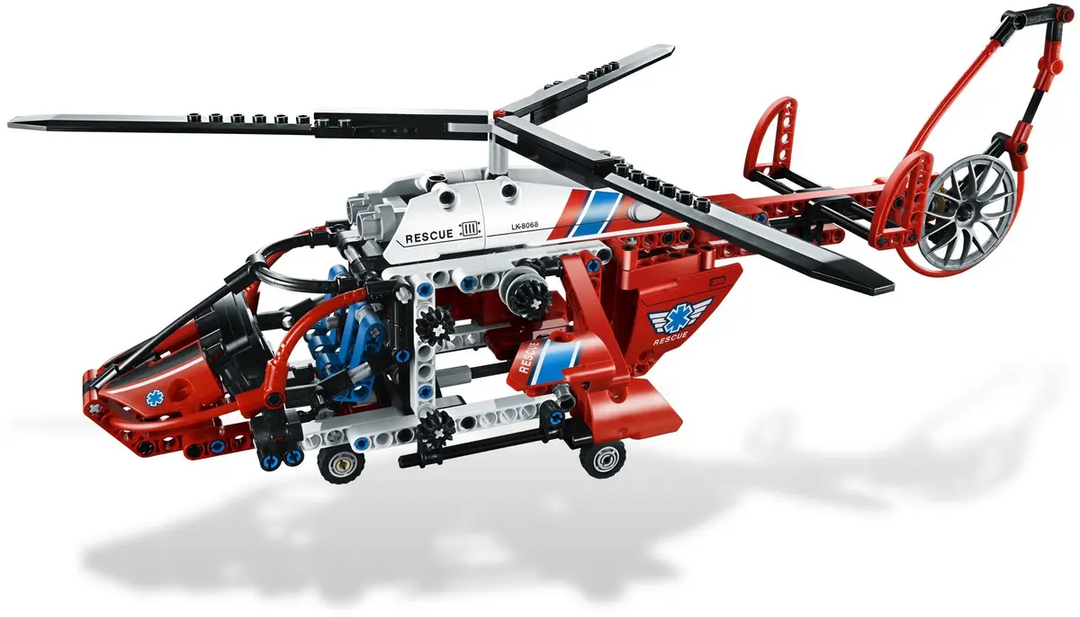 LEGO Technic 8068 Rescue Helicopter set, image 10